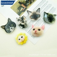 LOVESTREET INS Cute 3D Funny Cat Phone Stand Grip tok Support Phone Grip Tok Folding Finger Stand So