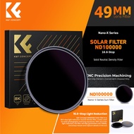 KNF Concept 49mm Lens Filter Nano-X ND100000 Solar Filter