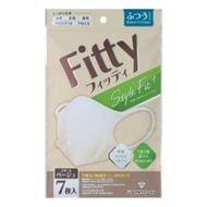 Fitty樣式擬合加3D奶油米色正常尺寸7件