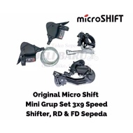 Mini groupset microshift 3X9 SPEED shifter RD FD MTB Bike