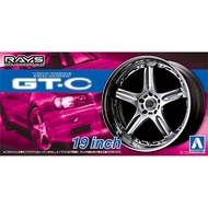 Car Model 1/24 Aoshima 19 Inch Wheel - Volk Racing GT-C Plamo Modelkit Sport Rims