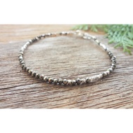 Natural Crystal Bracelet Pyrite Crystal Bracelet Pyrite Delicate bracelet