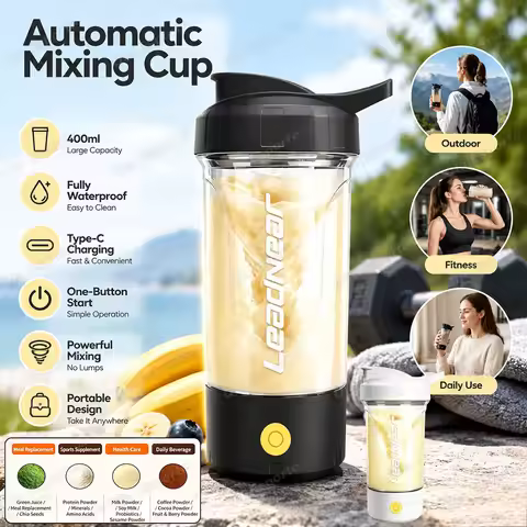 New Automatic Blender Electric Coffee Cup Sports Electric Mixing Cup Portable Lazy Person Protein Po