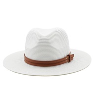 Wide Brim Women Men Breathable Fedora Hats Sun Hat Straw