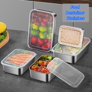 Stainless Steel Food Container Stainless Steel Vegetable Container Food Box Stainless Steel 304 Food