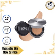 MAKE OVER Hydrastay Prismatic Glass Cushion - Glow Cushion Plumpy Anti Crack Smudgeproof Not Cakey N