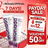 IROHADA Ubat Gigi Niacinamide Whitening Toothpaste Mint/Tea Leaf Extract Fresh Breath 100g