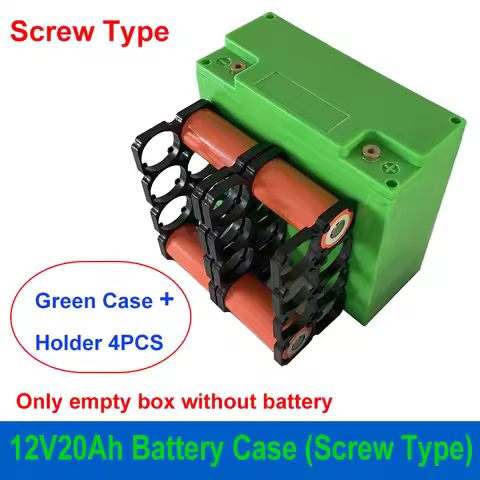 12V20Ah Battery Case 32700 32650 26650 18650 Storage Box Screw Type With Holder for DIY 12.8V 12V 20