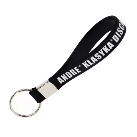 Wholesale Custom Design Silicone Wristband Key Holder Rubber Keychain With Your Own Logo