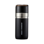 [Starbucks Korea]  SS Black & Gold Stanley Thermos 500m, Water Bottle, Tumbler