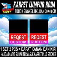 Kepet Lumpur Truck Engkel 1 Set Kanan Kiri
