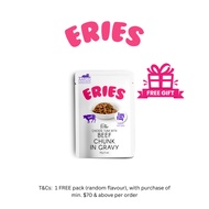 Eries, Chunk in Gravy Wet Cat Food, 85g, AAFCO Approved