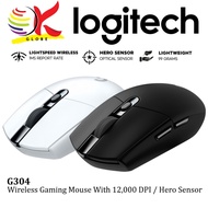 LOGITECH G304 WIRELESS GAMING MOUSE HERO SENSOR / 12000 DPI / LIGHTWEIGHT / 6 PROGRAMMABLE BUTTONS -