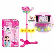Kids Adjustable Microphone stand Music Microphone Toy MP3
