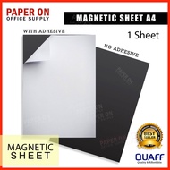 Magnetic Sheet A4 With Adhesive / Without Adhesive (1 sheet)
