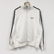 adidas運動外套/球衣，白色，M碼，古著。