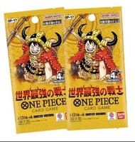 Op17 l 日版 l 散包 l 購自日本 l 現貨 l ONE PIECE Card Game l 航海王卡牌 l 世界最強的戰士 l 補充包
