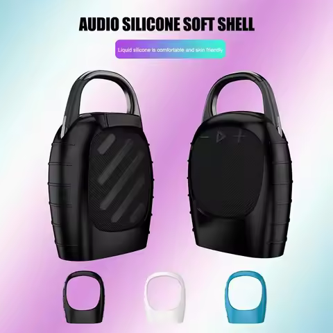 Soft Silicone Cover for JBL Clip 5 Speaker Case Cover Dustproof Portable Bluetooth Speaker Protectiv