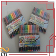 Snowman Brush Pen Isi 12 Warna Brushpen MURAH BM - 12 berkualitas