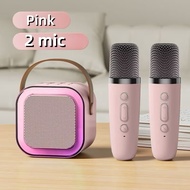 K12 Wireless Karaoke 2mic speaker wireless portable mini speaker speaker karaoke mini speaker set ka