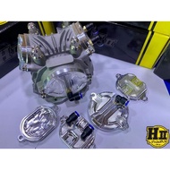 Heng Suphan Cylinder Head Cover Set 4v Custom HII Wave125R/S/X/Windshield/Whale/MSX/Dream125/Nine125
