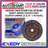 ◑ ♈ ◈ EXEDY Suzuki Multicab F6A Scrum Clutch Disc/Clutch Lining