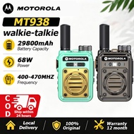 Motorola MT-938 mini Walkie Talkie 10KM 29800mAh high capacity radio Outdoor 68W 16 Channels UHF IP5