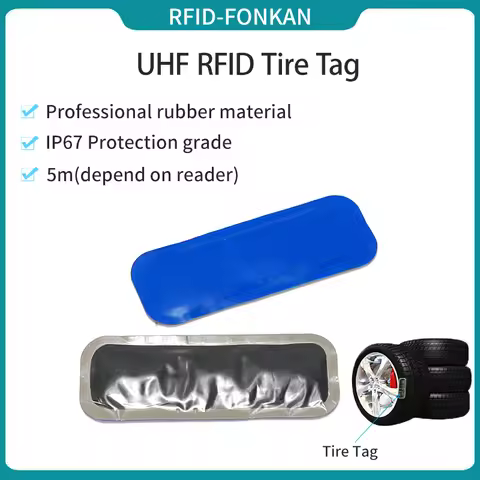 10pcs UHF RFID Rubber Material Tag Car Inventory Tracking Monitoring Management UHF RFID Tire Tags