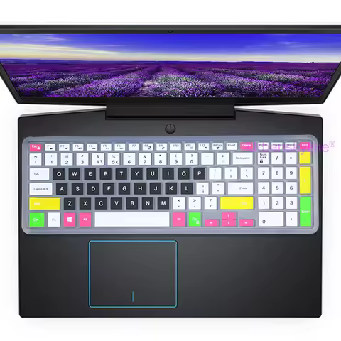 Keyboard Cover for Dell G3 G5 G7 G15 G16 5520 5515 5510 5505 5500 7500 7588 7590 7700 7790 15.6 Sili
