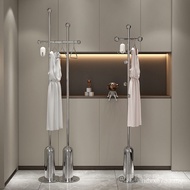 Stainless Steel Hall Hanger Hanging Bag Rack Vertical Light Luxury Entrance Rack Coat Rack Hanger Be