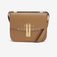 กระเป๋าสะพายข้างหนังแท้ทรงสี่เหลี่ยมเล็กแบบสะพายข้างสำหรับผู้หญิง Demellier Tofu Bag Vancouver สีสัน