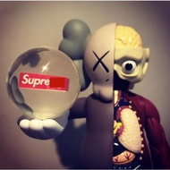 Supreme Spring ball 18fw bouncy ball bouncy ball 3d Doll ball Bounce ball Transparent Toy ball