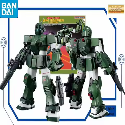 1/100 Scale MG Gundam Base Limited RGM-79SC GM Sniper Custom Z Gundam Version Movable Mecha Assembly
