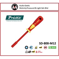 Pro'sKit SD-800-M12 VDE 1000V Insulated Nut Driver - M12 x 125mm - Taiwan