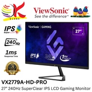 VIEWSONIC 27" VX2779A-HD-PRO @240Hz LED FULL HD IPS PANEL GAMING LCD MONITOR (1MS, INPUT: HDMI + DP 