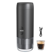 Portable 2-In-1 Electric Espresso Machine Travel for Coffee Machinefor Coffee Powder&amp Capsules Ca