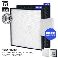 AIRPRO Sharp FZ-425SFE Air Purifier HEPA & Deodorizing Filter for FU-21SE, FU-S25E, FU-W28E, FU-425E