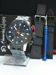 jam tangan alexandre christie ac6163 set 6163 blackrose