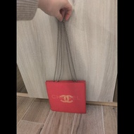 紅色 香奈兒 Chanel 幻彩漆皮鏈條包