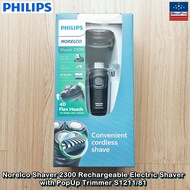 Philips® Norelco Shaver 2300 Rechargeable Electric Shaver with PopUp Trimmer S1211/81 ฟิลิปส์ เครื่องโกนหนวดไฟฟ้า