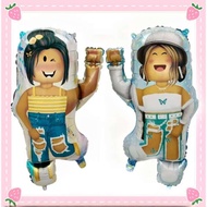 Roblox ENMEX Girl 35 inches Pixel game Roblox theme birthday party decoration aluminum foil balloon