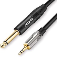 1/4" TS to 3.5 mm TRS Mono Interconnect Cable, 1/8 Inch TRS to Mono 1/4 Inch TS Patch Cable, 10 Feet