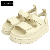 UGG GOLDENGLOW 女款厚底涼鞋，海鹽色，24厘米，貨號1152685，美國尺寸7碼 [二手]