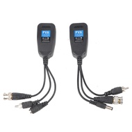 [Officestucio-Ready Stock] Video Balun, Black BNC Balun No power Required DC to 60Mhz for Home