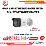 READYSTOCK > HIKVISION DS-2CD1063G2-LIU 6MP Smart Hybrid Light Fixed Bullet Network Camera