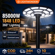Solar light outdoor lighting 85000W UFO  IP67 Lampu solar outdoor waterproof Motion sensing solar st
