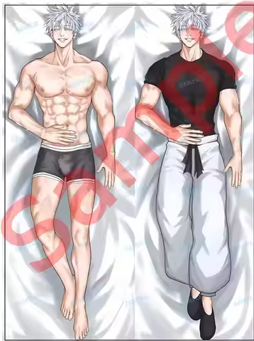 NEW Jujutsu Kaisen Satoru Gojo Dakimakura Waifu 2-Side Print Hugging Body Pillow Case Anime 2WAY Ani