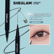 SHEGLAM Pro Precision Waterproof Liquid Eyeliner Waterproof High Pigment Black Eye Liner Pen Makeup