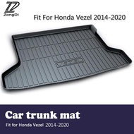 1Set Car Cargo rear trunk mat For Honda Vezel 2014 2015 2016 2017 2018 Styling Boot Liner Waterproof Anti-slip mat Accessories