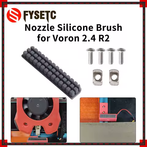 For Voron 2.4 R2 Nozzle Silicone Brush 3D Printer Nozzle Cleaner Tool for VORON V2 3D Printer